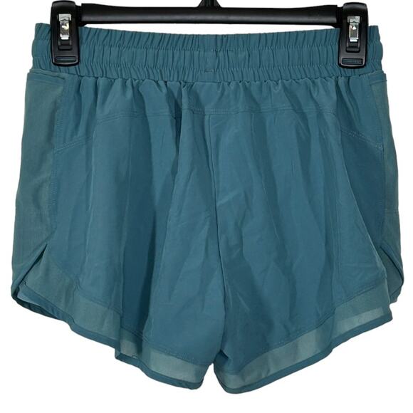 HALARA Breezeful 2-in-1 Hi-Waist Shorts Mineral Blue NWT Drawstring Mesh Pockets - Picture 9 of 11